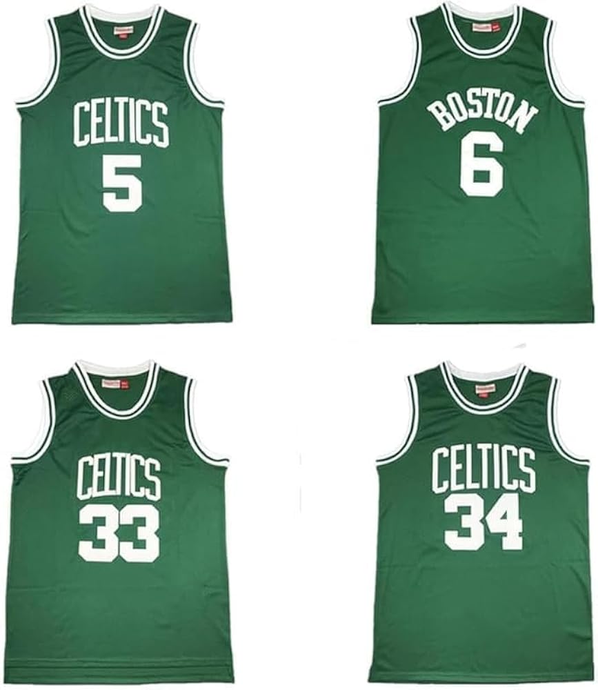 Boston Celtics 緑色 bboy ボストン　ユニフォーム Amazon.co.jp: [AHCY] ボストン・セルティックス 5番 6番 33番